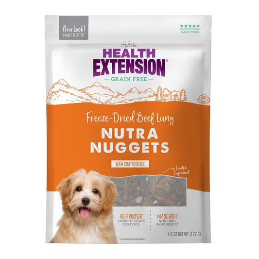 Health Extension Nutra Nuggets Dog Treat 4.5oz