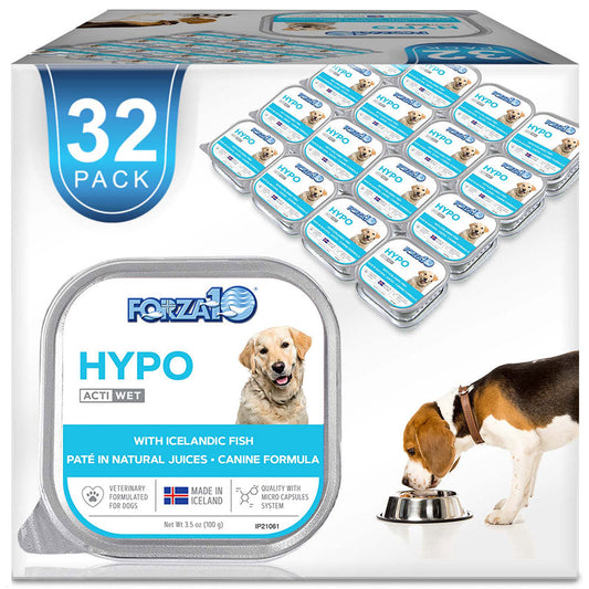 ActiWet HYPOallergenic, Icelandic Fish Recipe Dog Food, Case of 32 - 3.5 oz. Containers