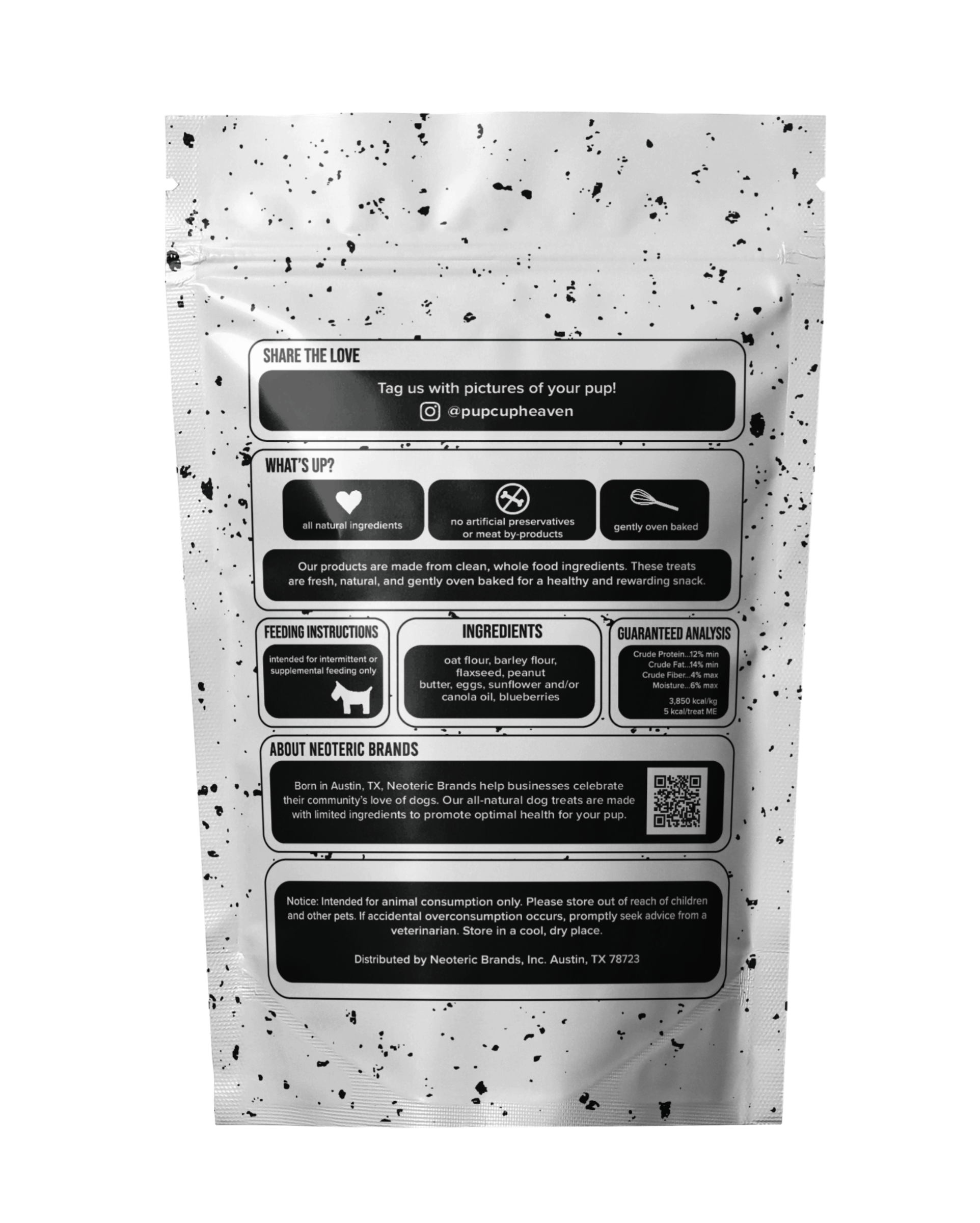 "🐾 Peanut Butter & Blueberry PupCupHeaven Dog Treats 🐾