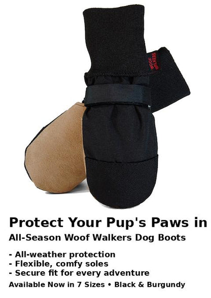 Woof Walkers - All-Season Dog Boots - 4 Boots