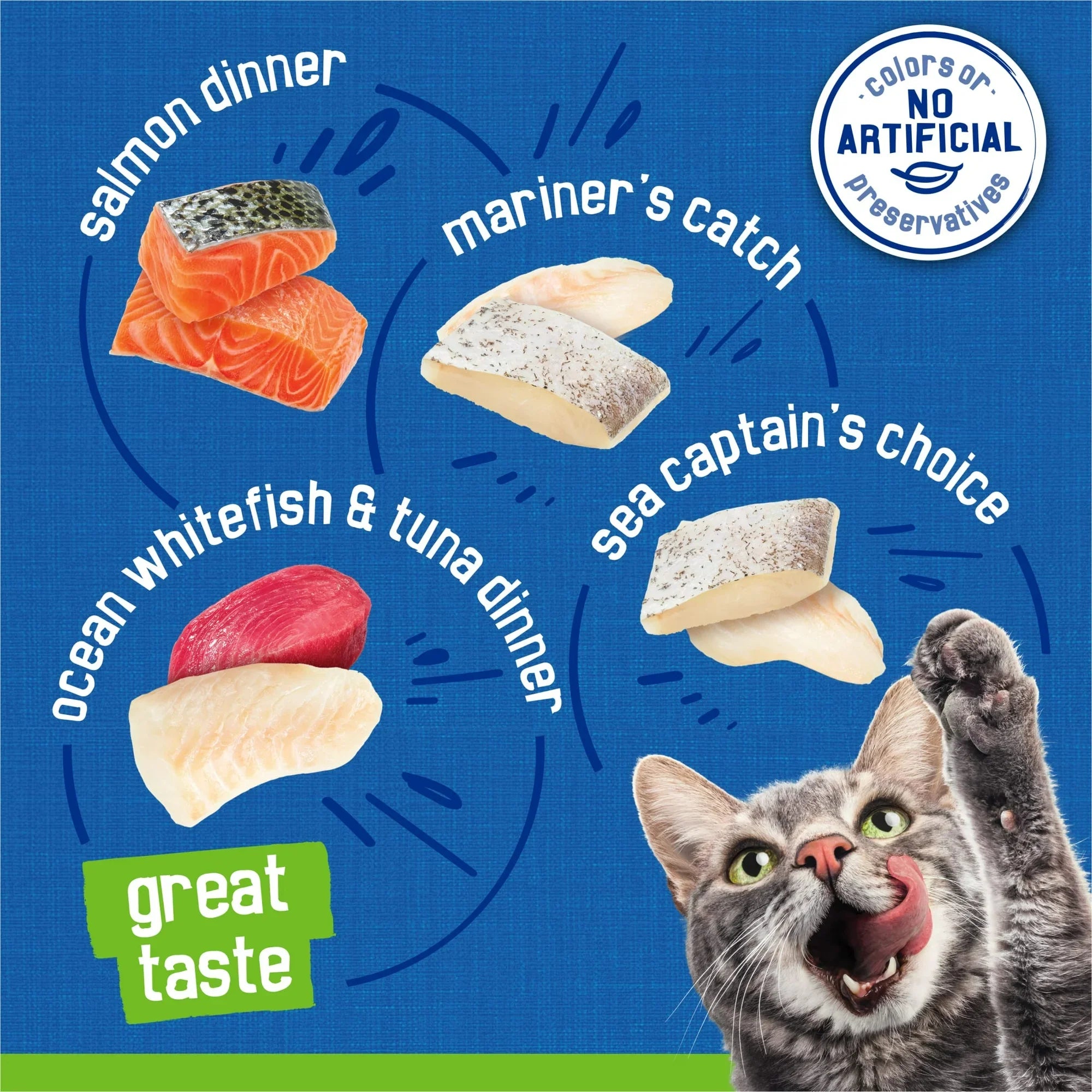 (2 pack) Purina Friskies Wet Cat Food Seafood Pate Favorites Variety Pack, 5.5 oz (32 Pack